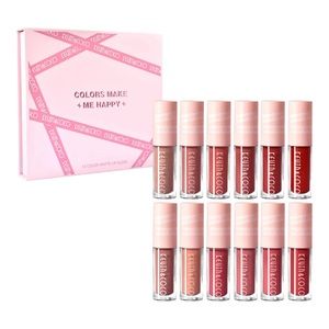 KEVIN AND COCO 12pc Color me happy Matte pink Collection FAST USA SHIPPING